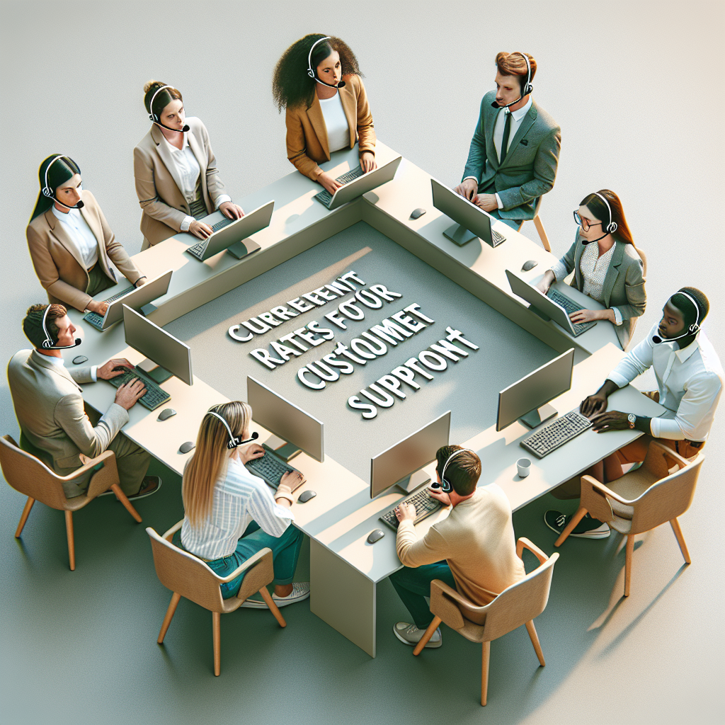 Current rates for outsourced customer support