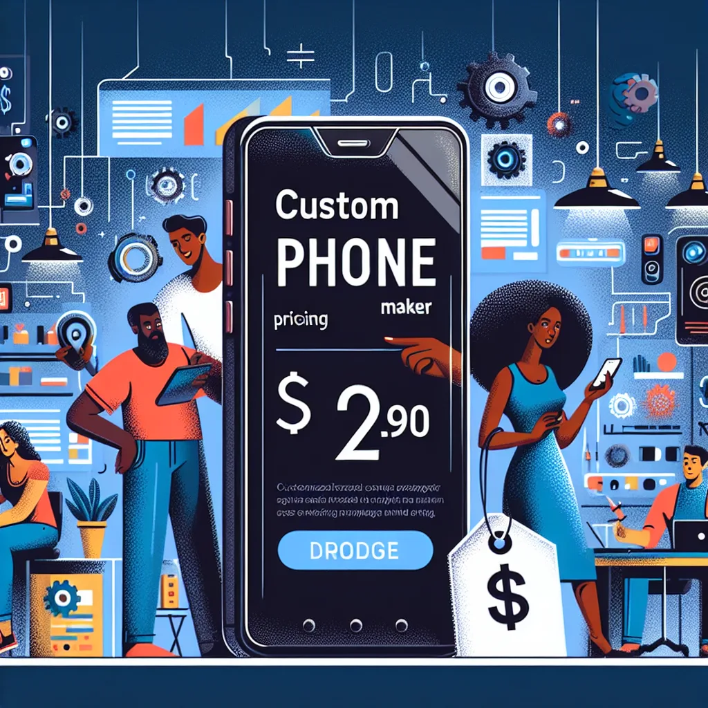 Custom phone maker - pricing - see it in action
