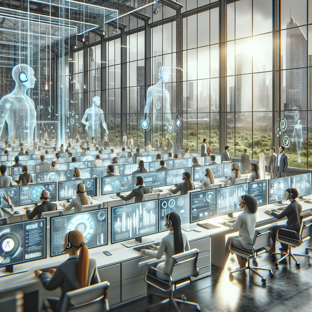 Customer service call center outsourcing