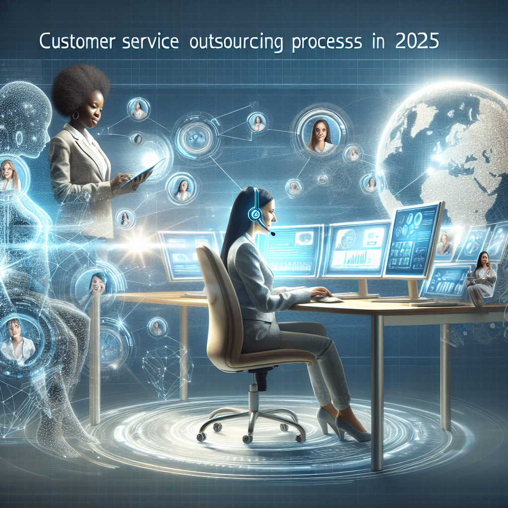 Customer service outsourcing process