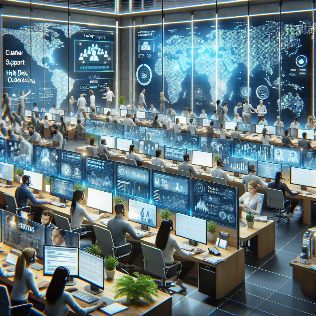 Customer support help desk outsourcing