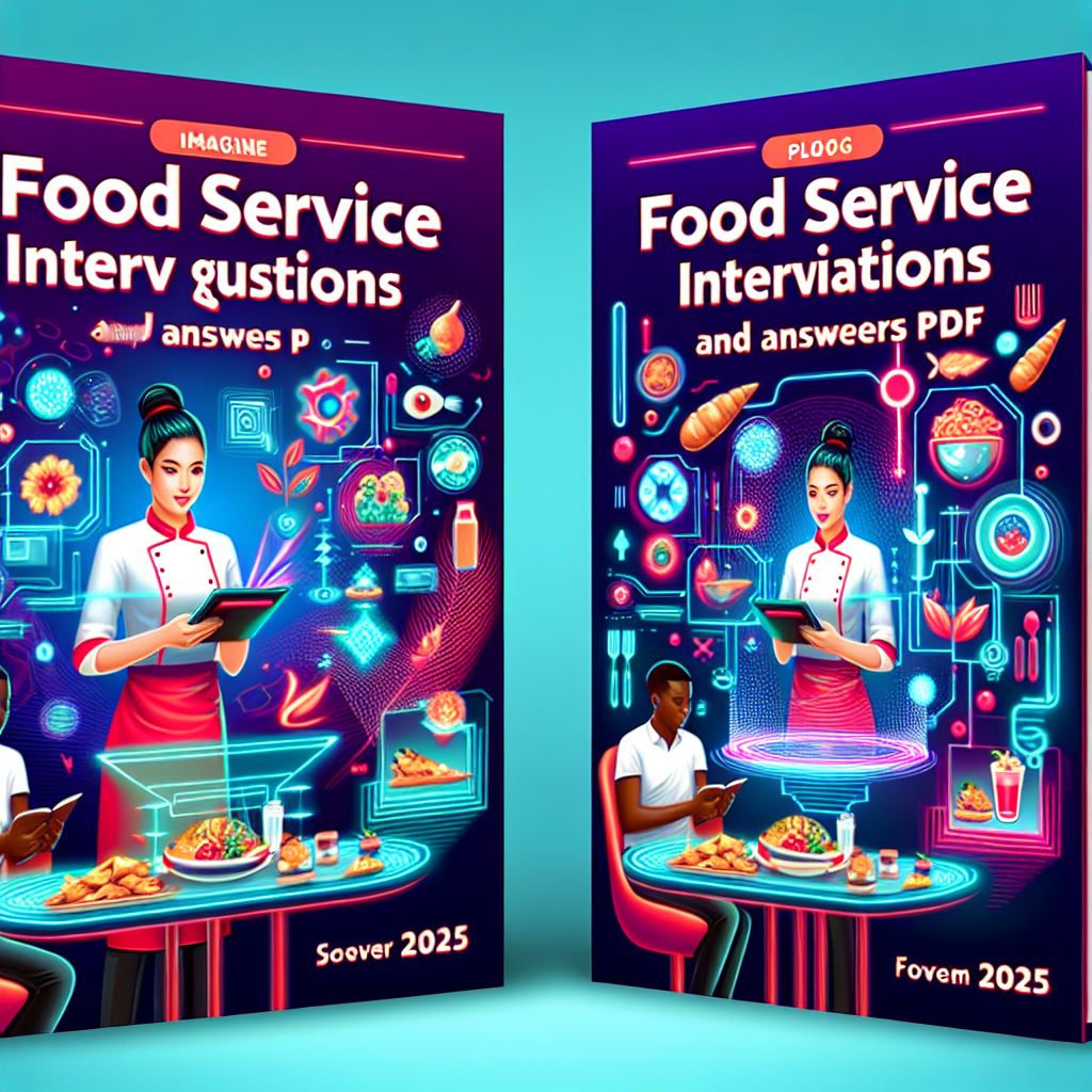 Food service interview questions and answers pdf