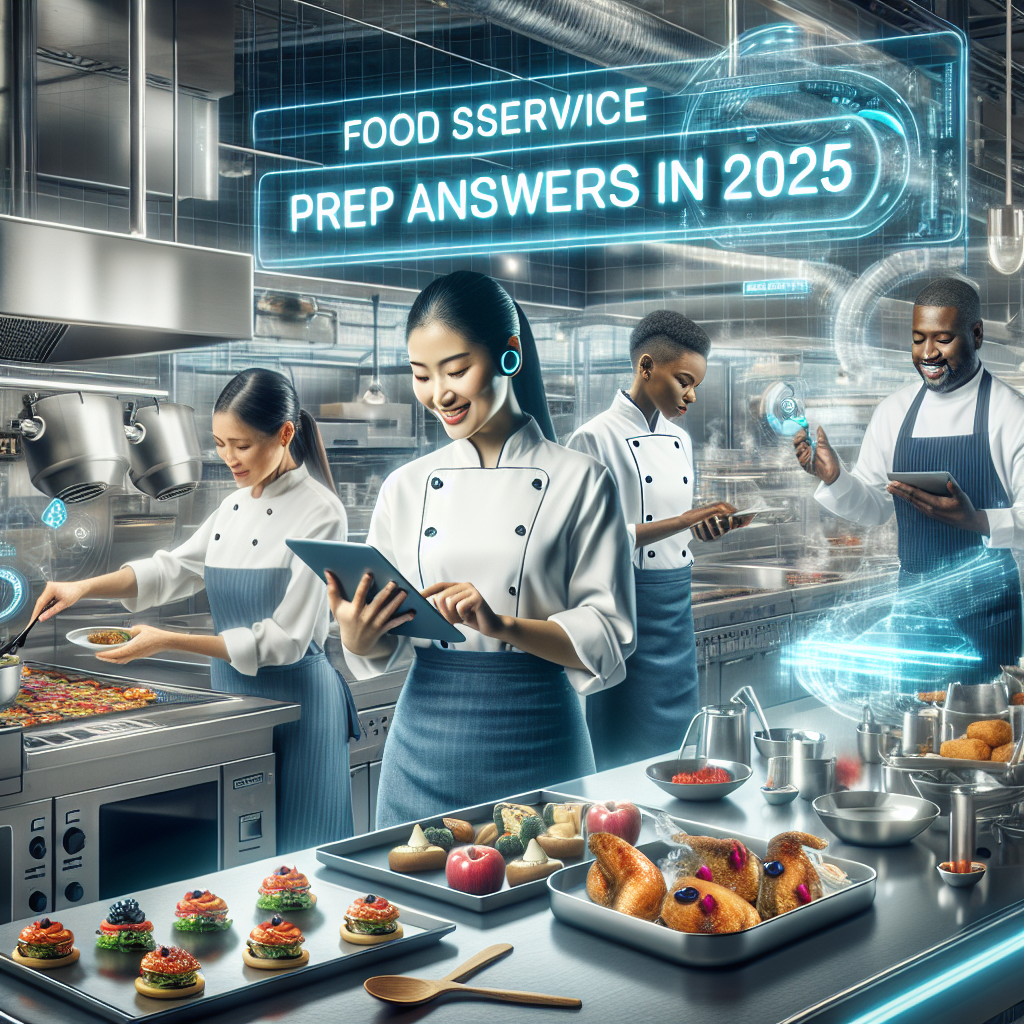 Food service prep answers