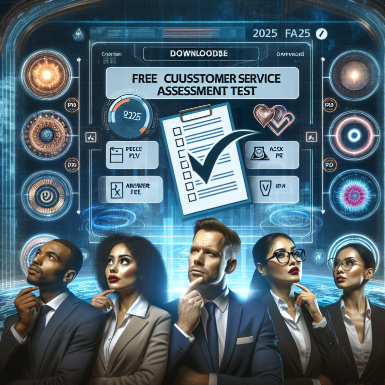Free customer service assessment test questions and answers pdf in 2025 ...