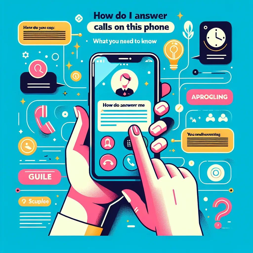 How do i answer calls on this phone - guide - what you need to know