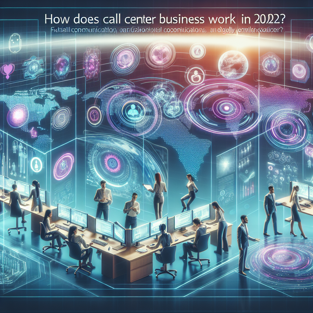 How does call center business work