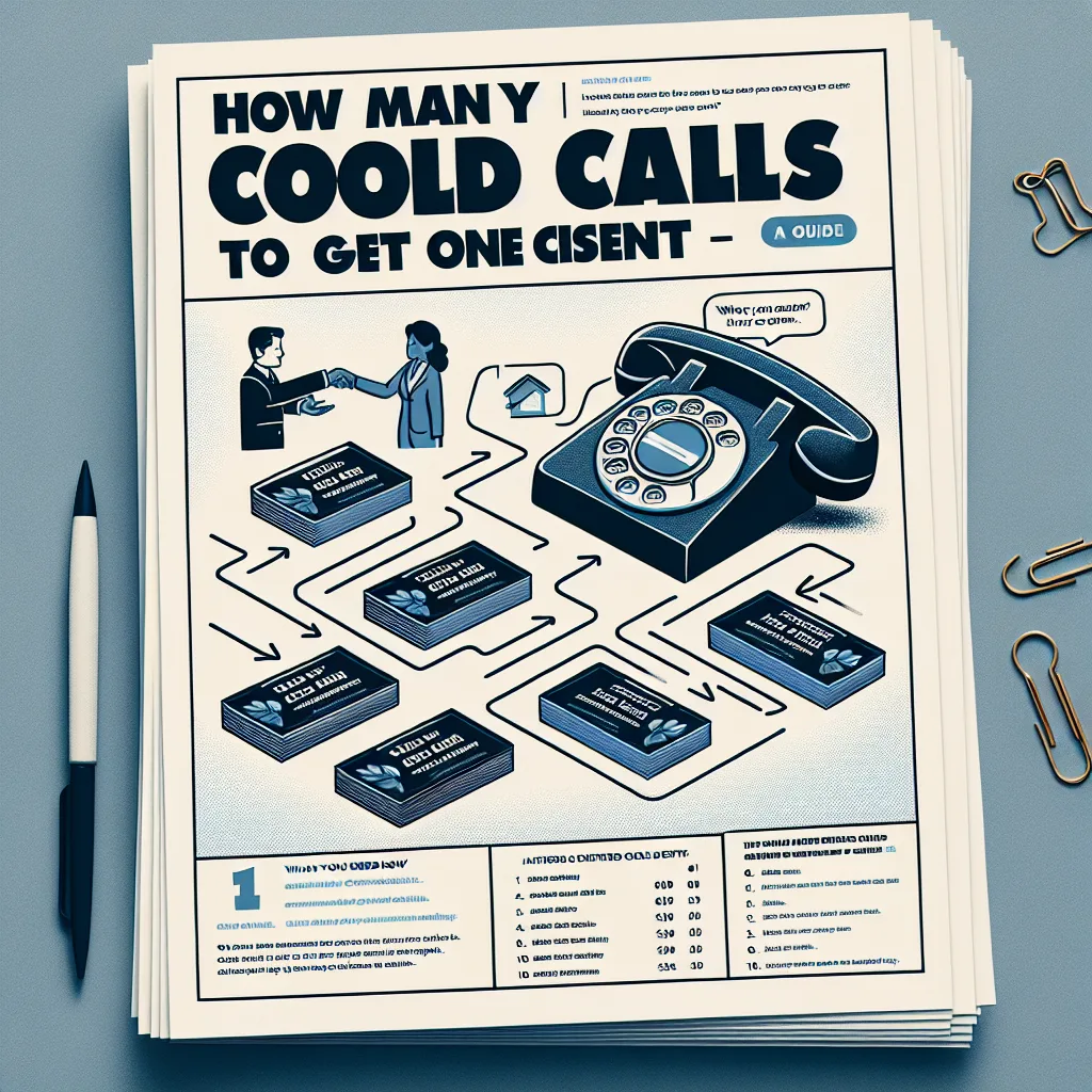 How many cold calls to get one client - guide - what you need to know