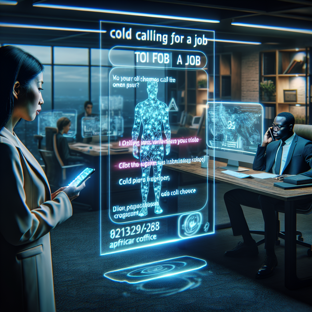 How to cold call for a job script