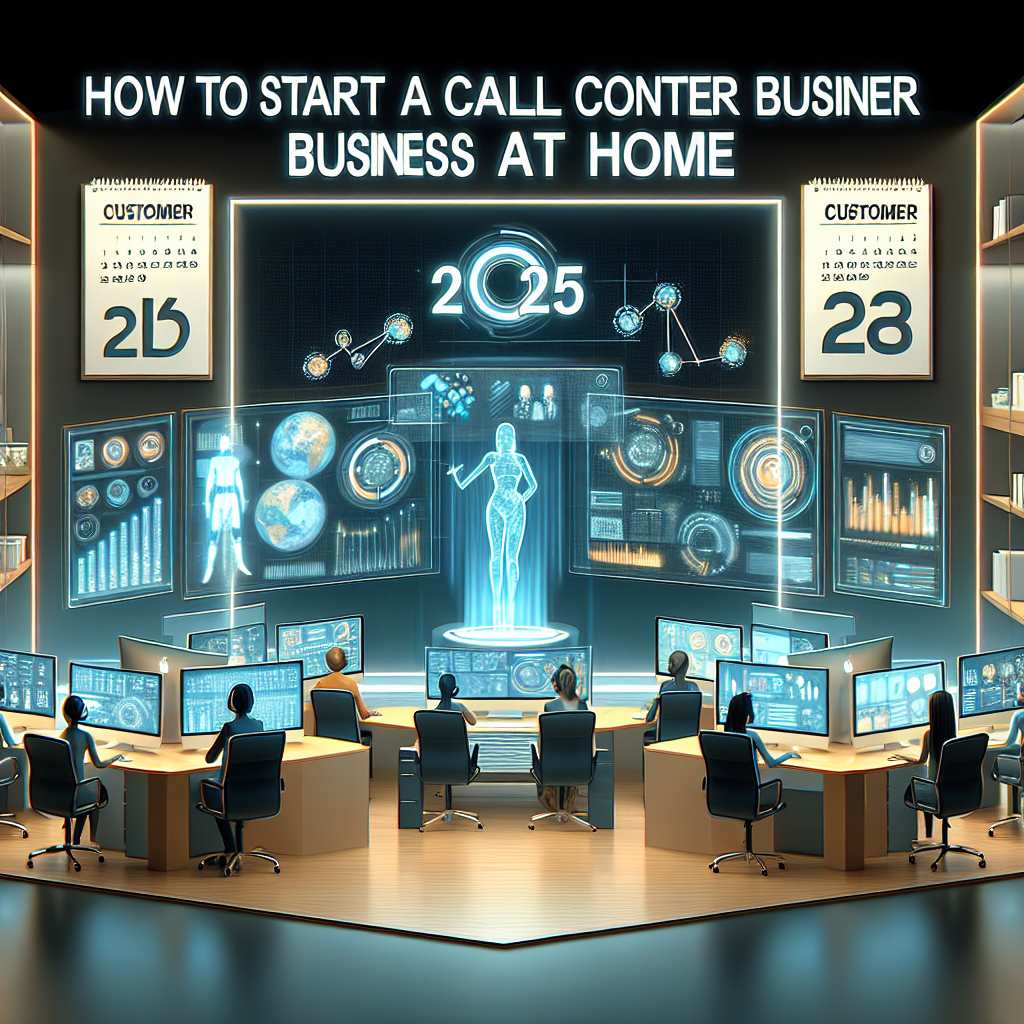 How to start a call center business at home in 2025