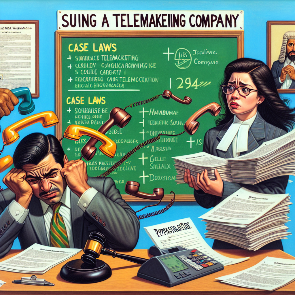 How to sue a telemarketing company