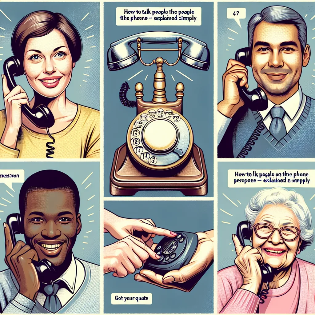 How to tlak to people on the phone - explained simply - get your quote