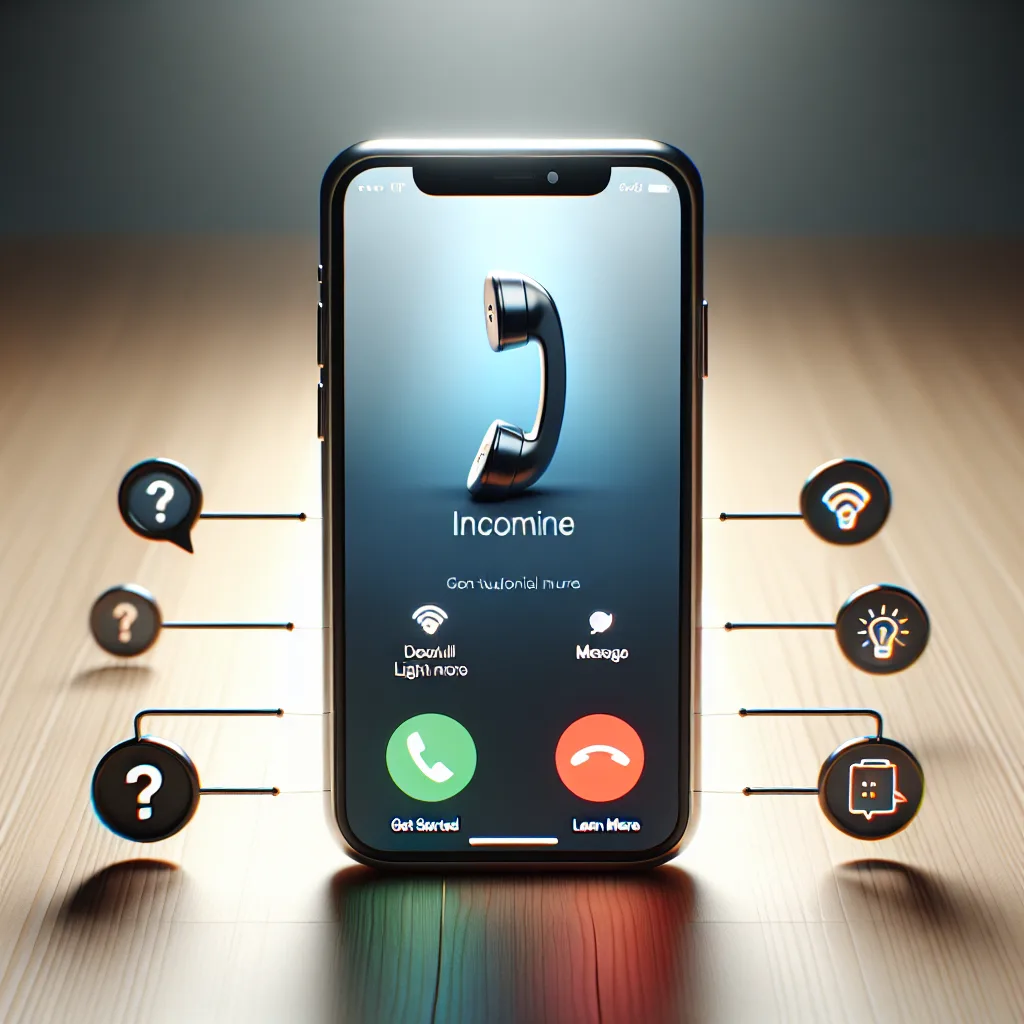 Incoming call iphone - get started - learn more