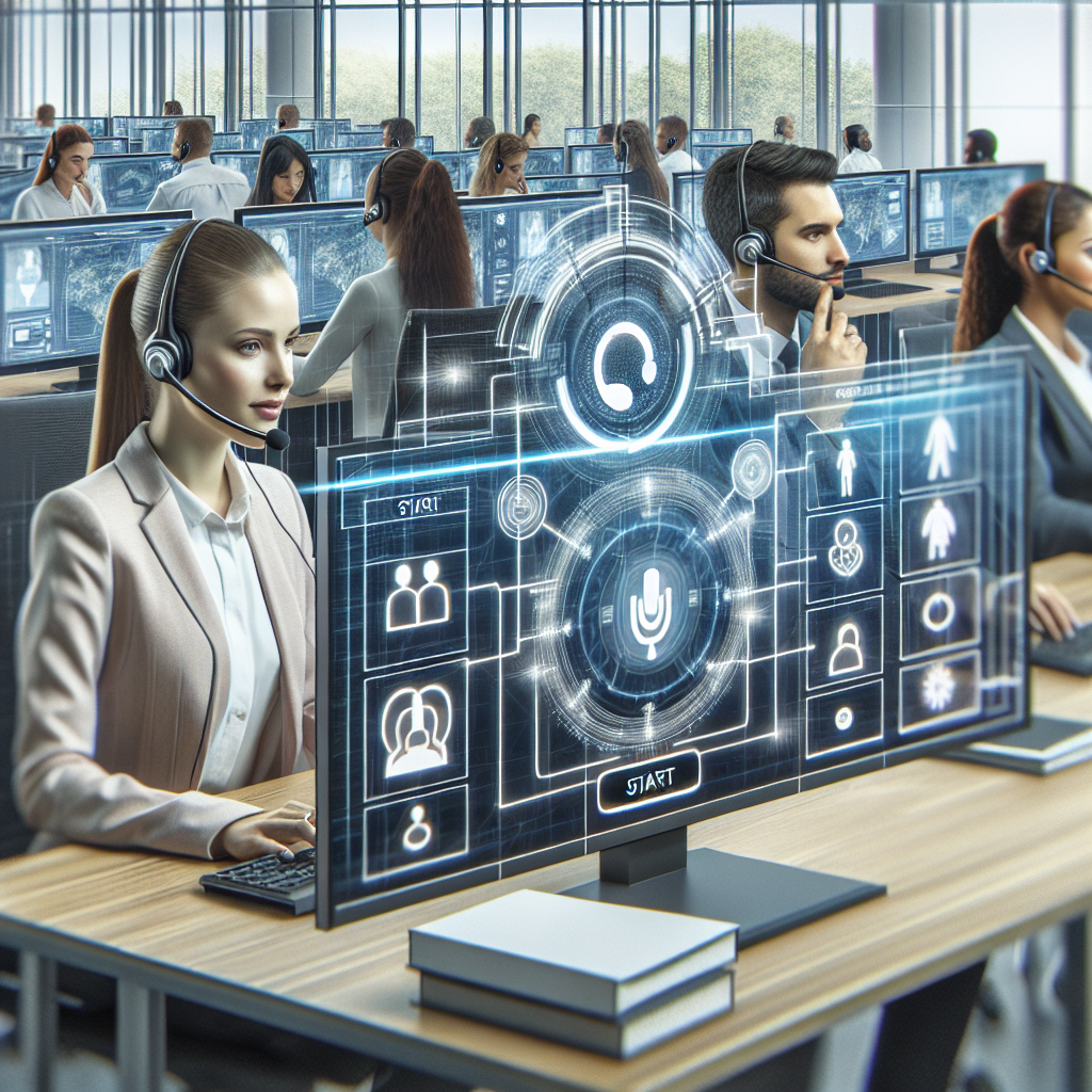 Ivr system for call center