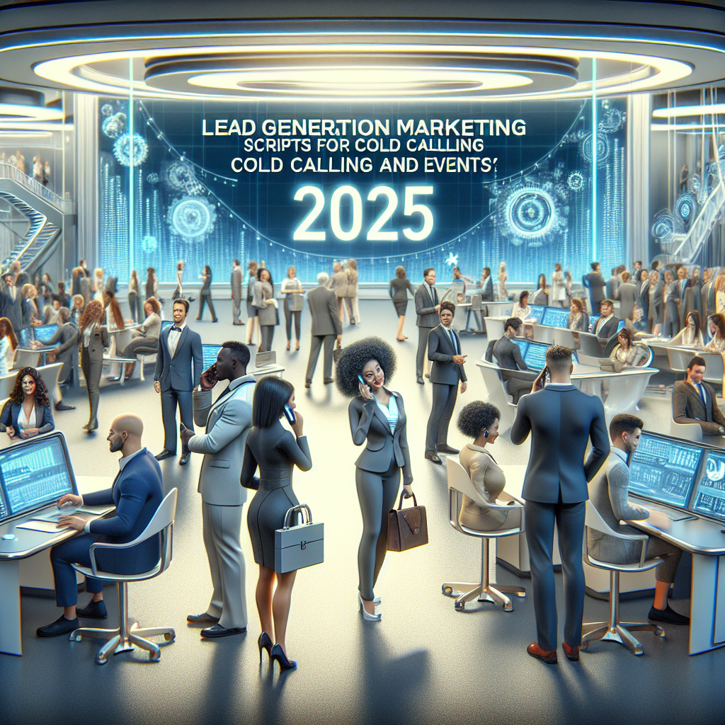Lead generation marketing scripts for cold calling and events