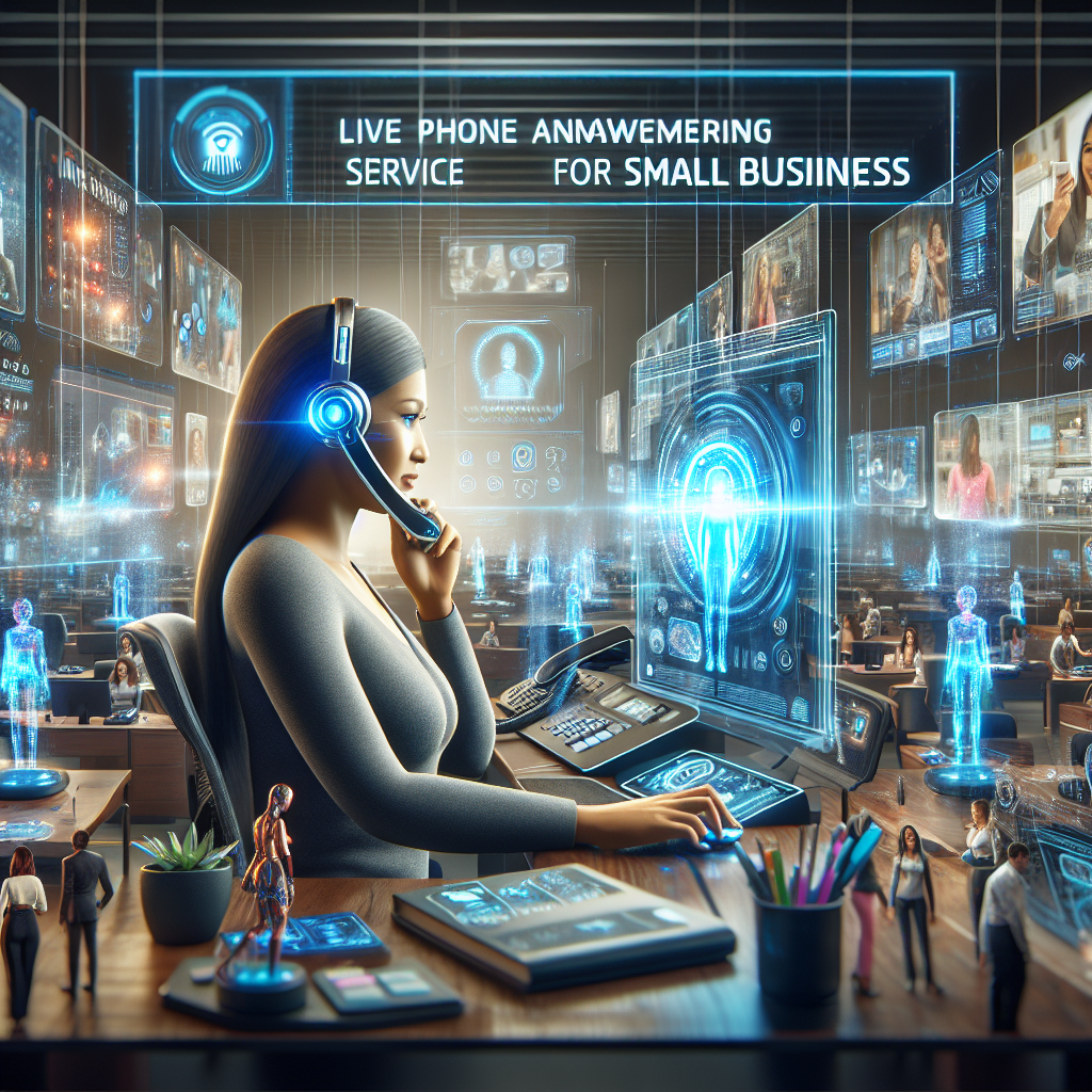 Live phone answering service for small business