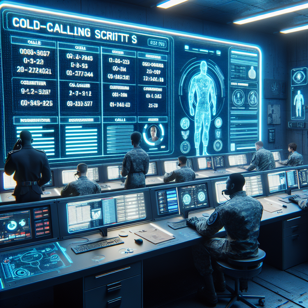 Looking for a cold calling script for army recruiters
