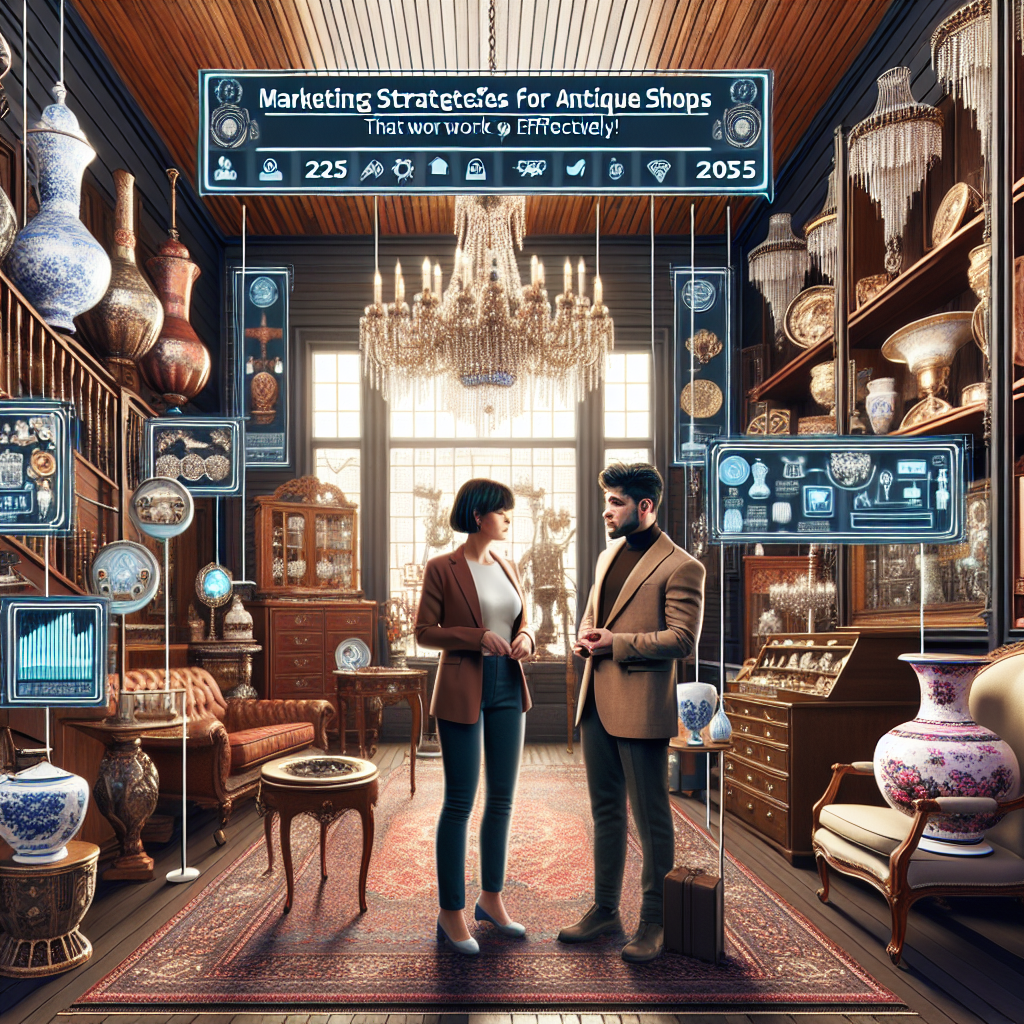 Marketing strategies for antique shops