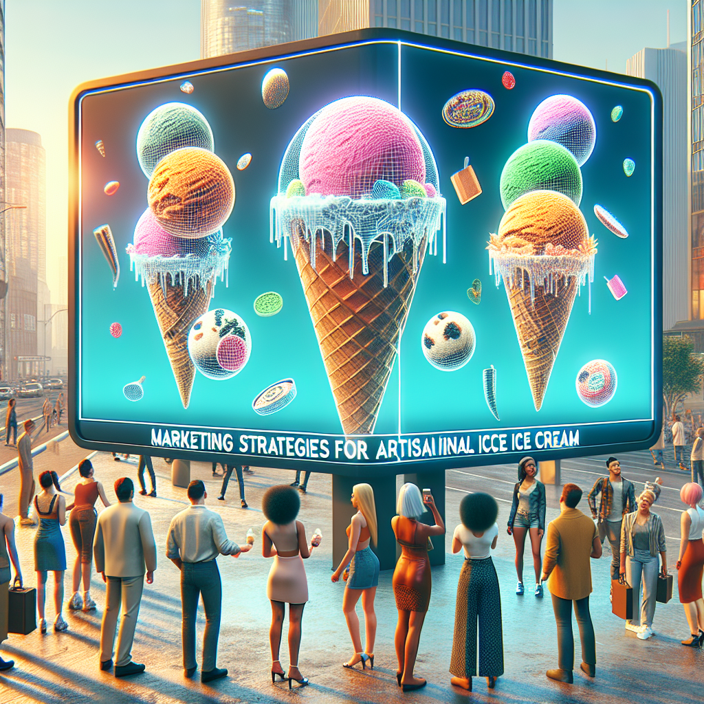 Marketing strategies for artisanal ice cream