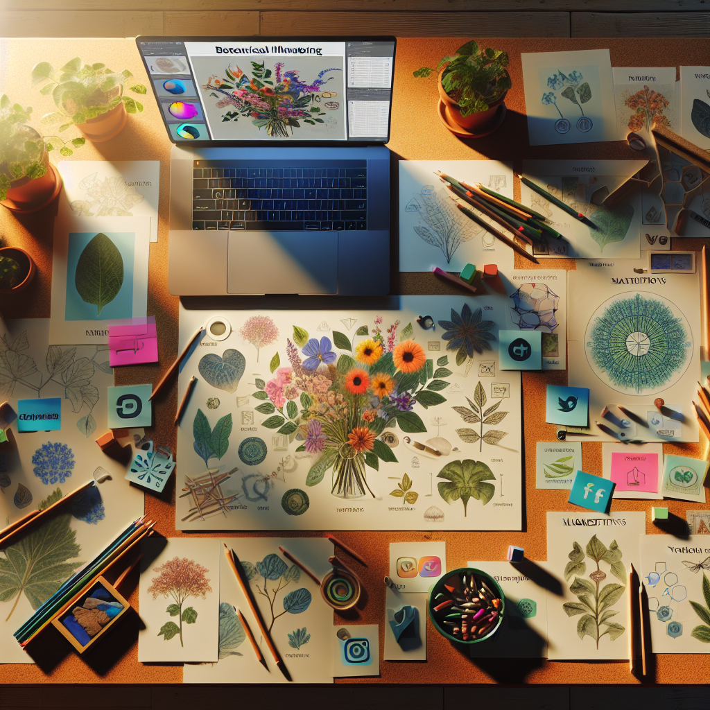 Marketing strategies for botanical drawing