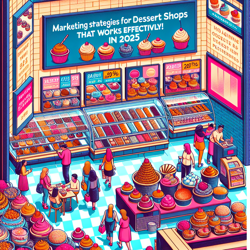 Marketing strategies for dessert shops