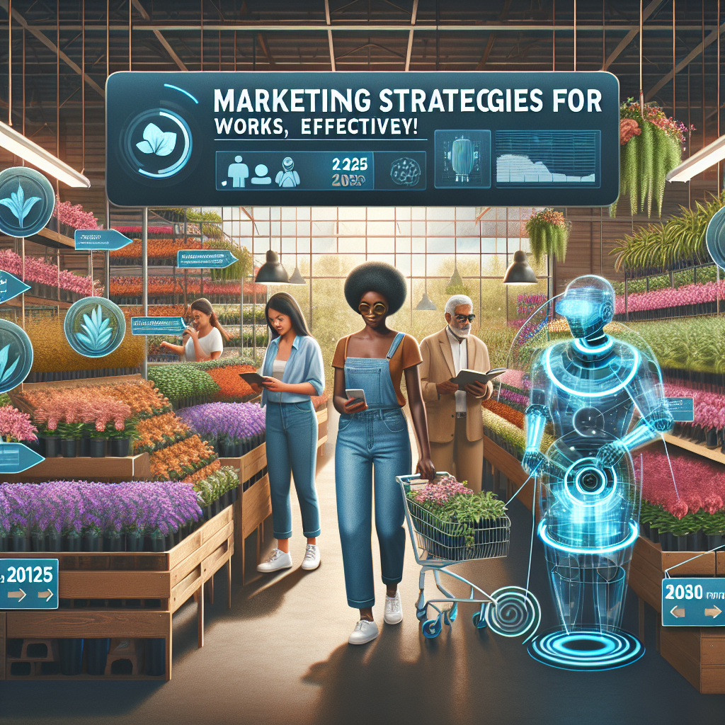 Marketing strategies for garden centers