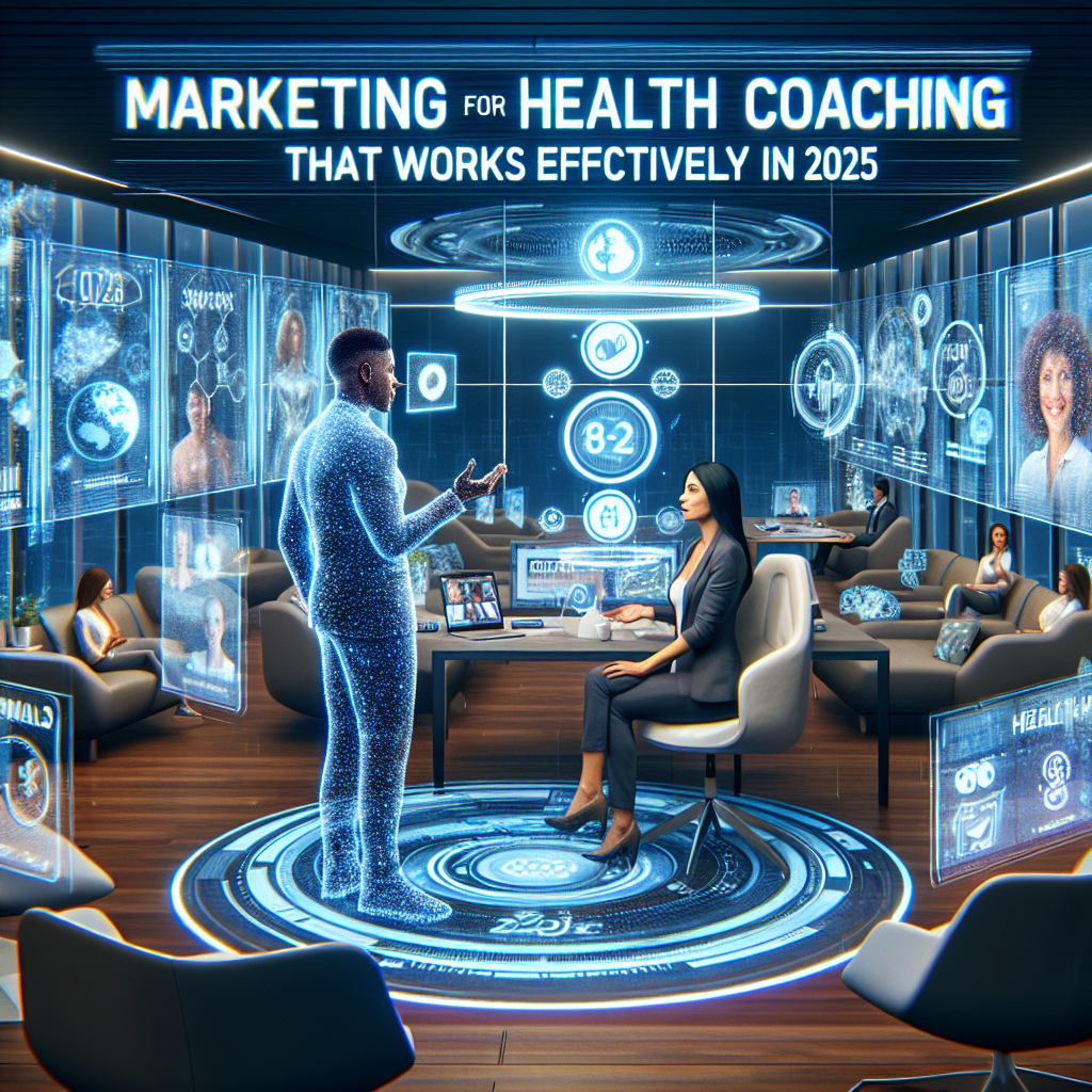 Marketing strategies for health coaching