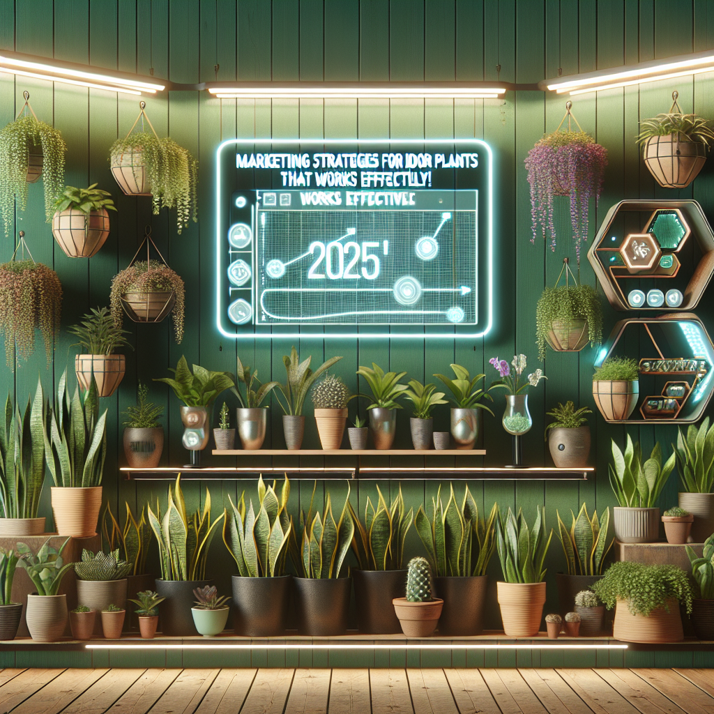 Marketing strategies for indoor plants