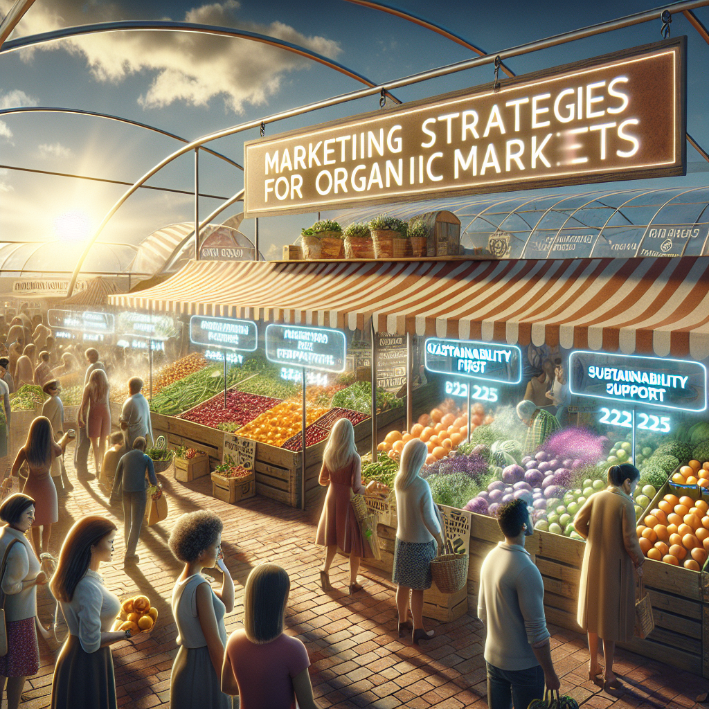 Marketing strategies for organic markets