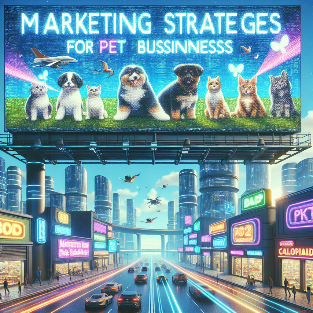 Marketing strategies for pet businesses