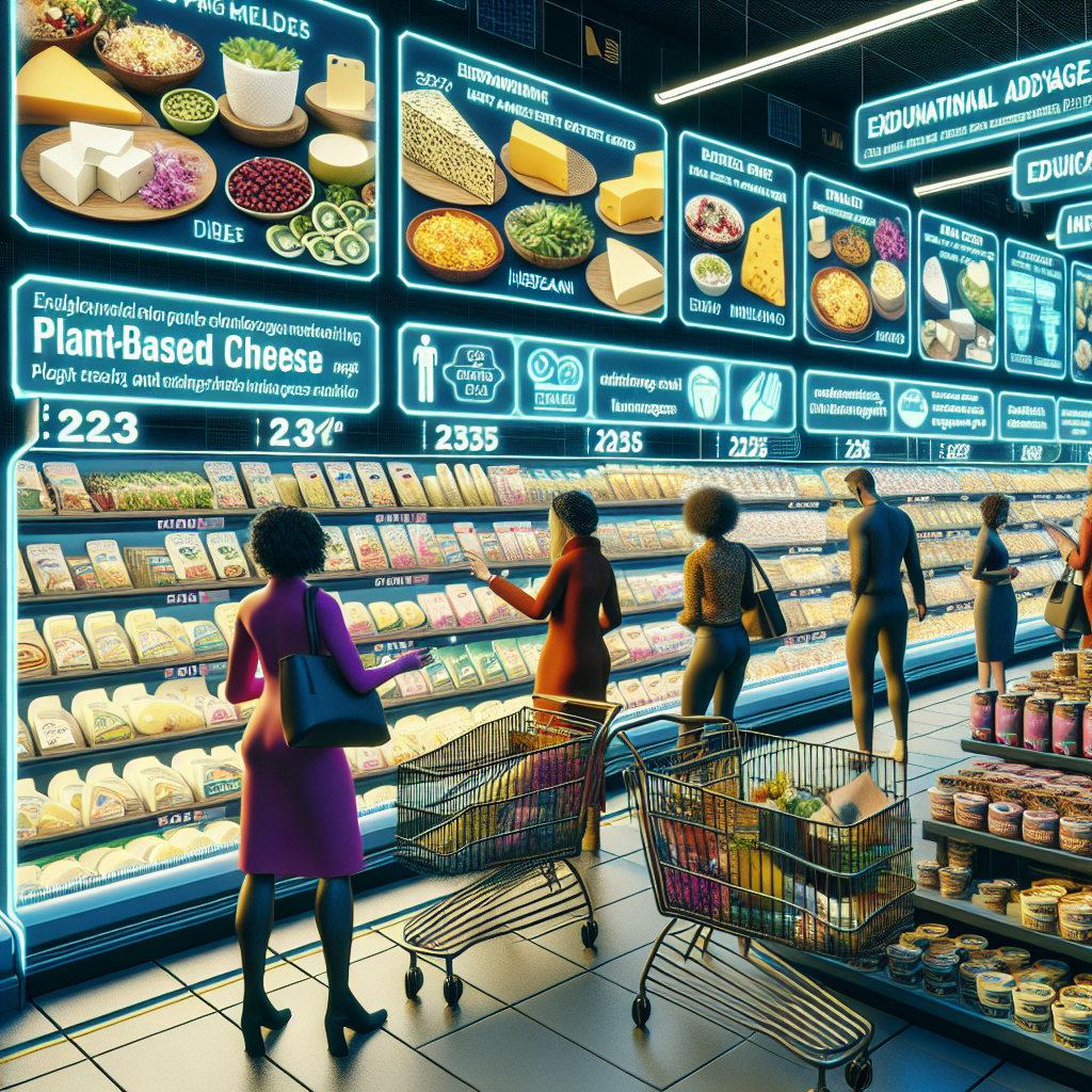 Marketing strategies for plant-based cheese