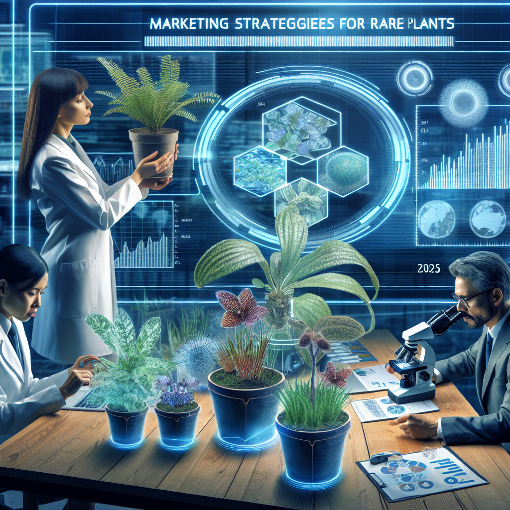 Marketing strategies for rare plants