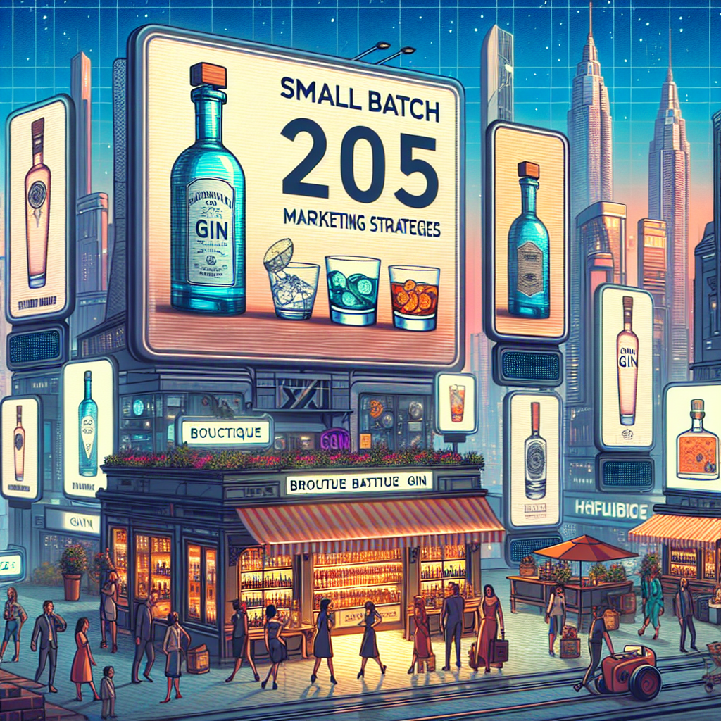 Marketing strategies for small batch gin