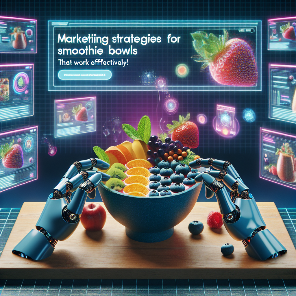 Marketing strategies for smoothie bowls
