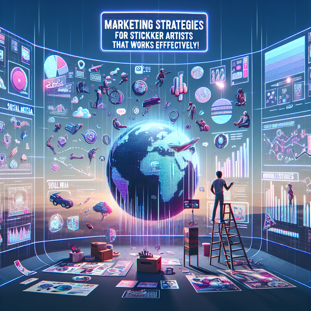 Marketing strategies for sticker artists