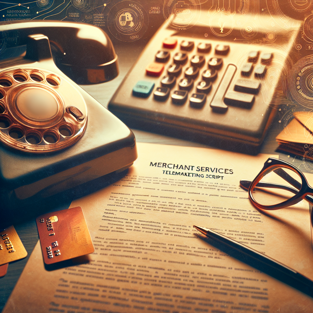Merchant services telemarketing script