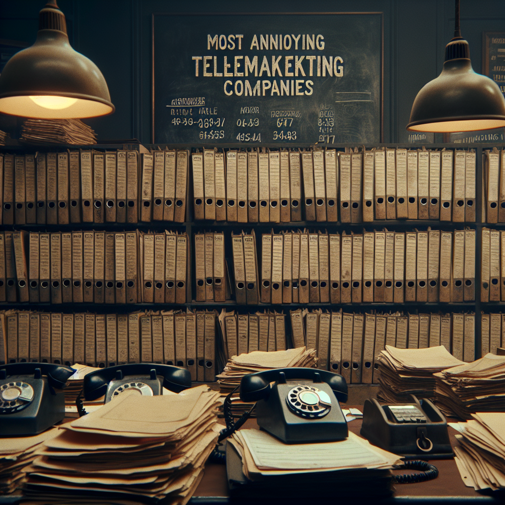 Most annoying telemarketing companies