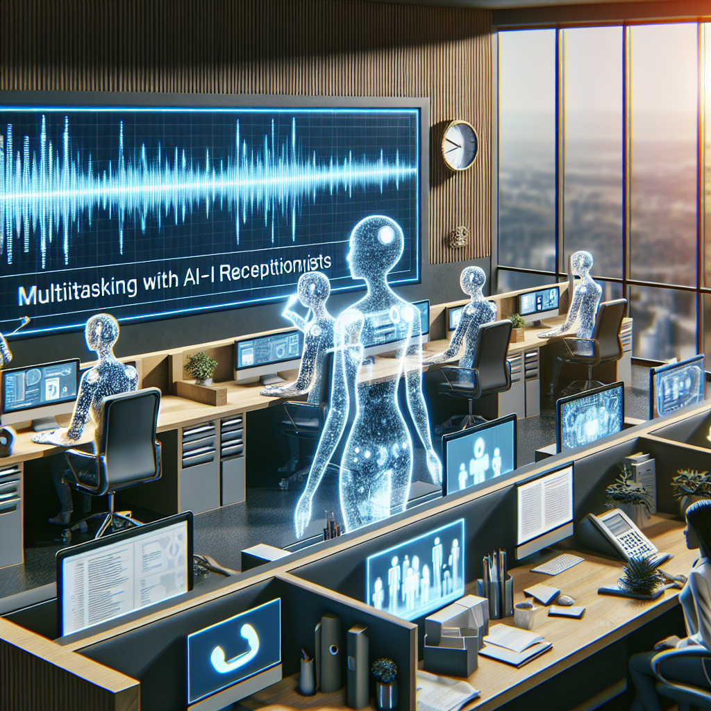 Multitasking with AI receptionists
