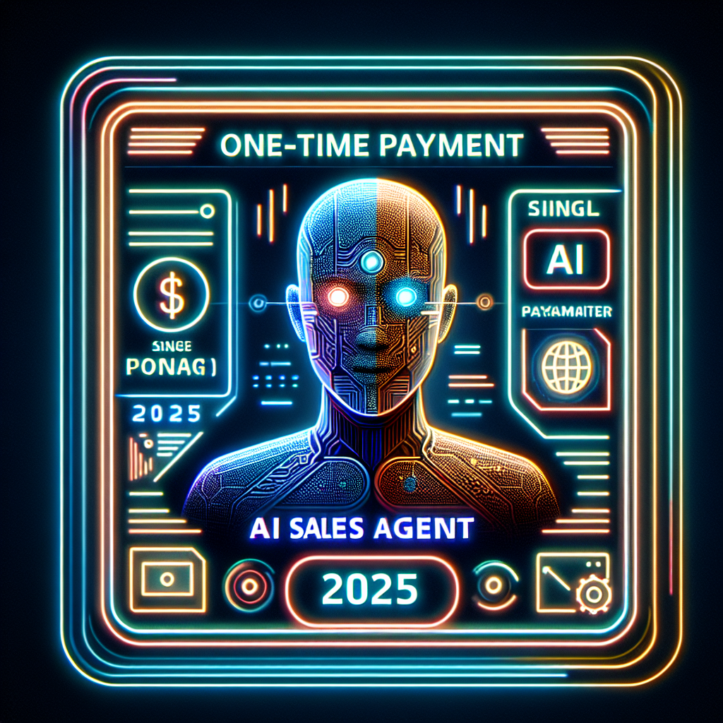 One time payment ai sales agent