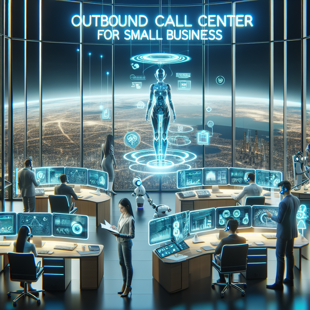 Outbound call center for small business