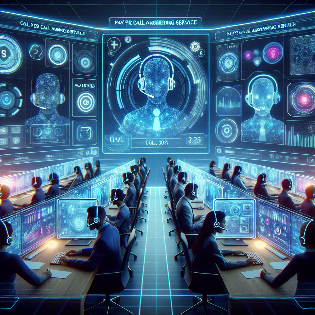 Pay per call answering service