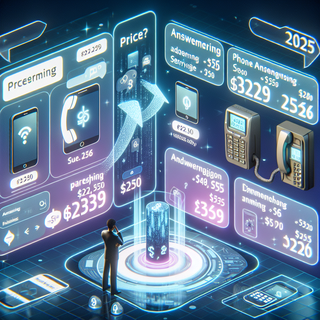 Phone answering service pricing