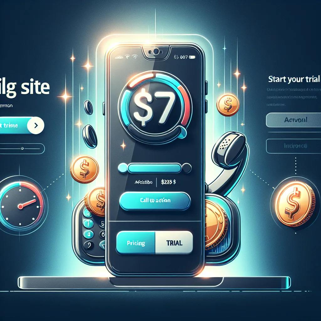 Phone call site - pricing - start your trial