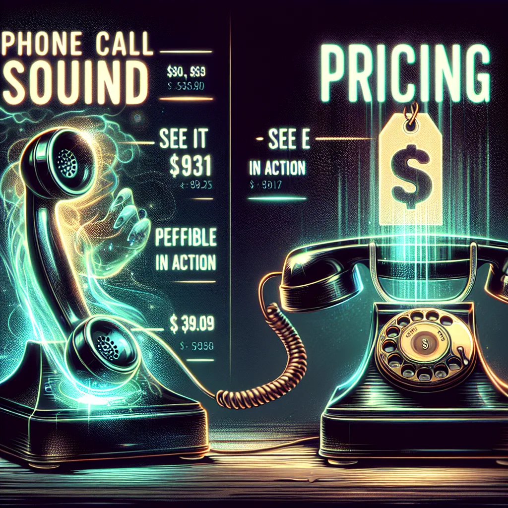 Phone call sound - pricing - see it in action