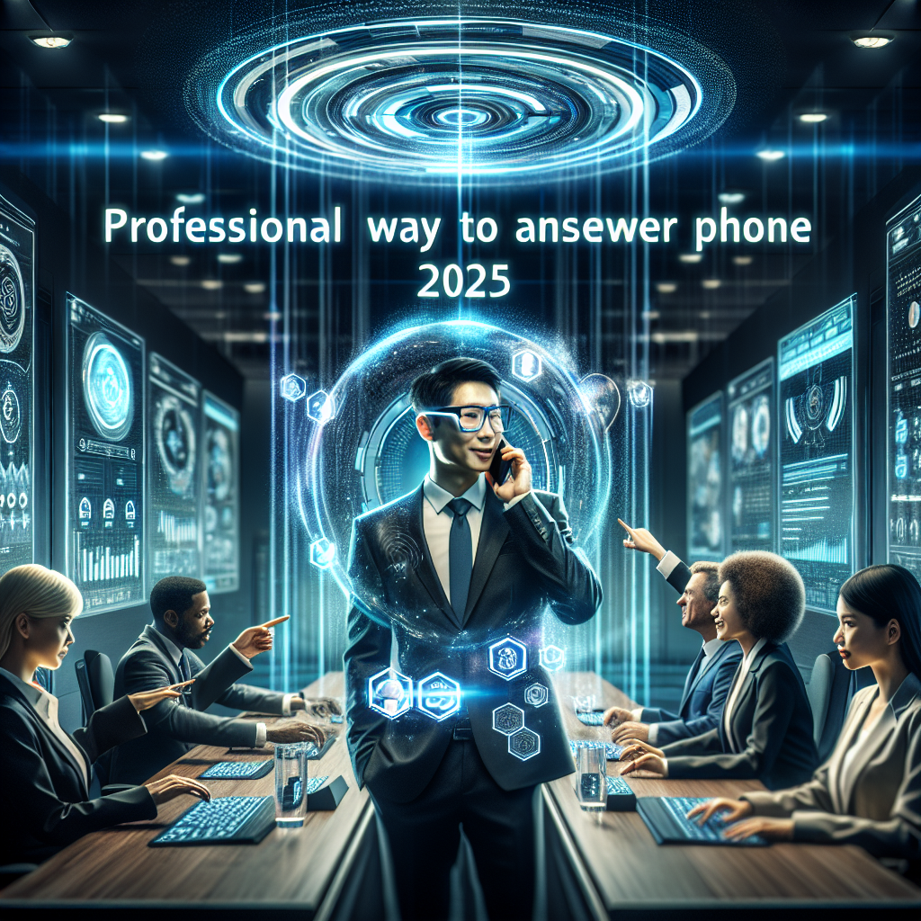 Professional way to answer phone