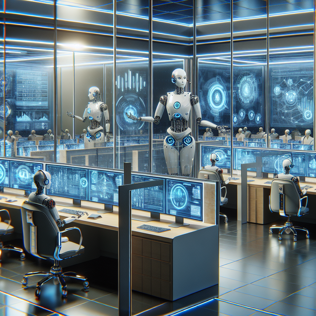 Robotic process automation call center