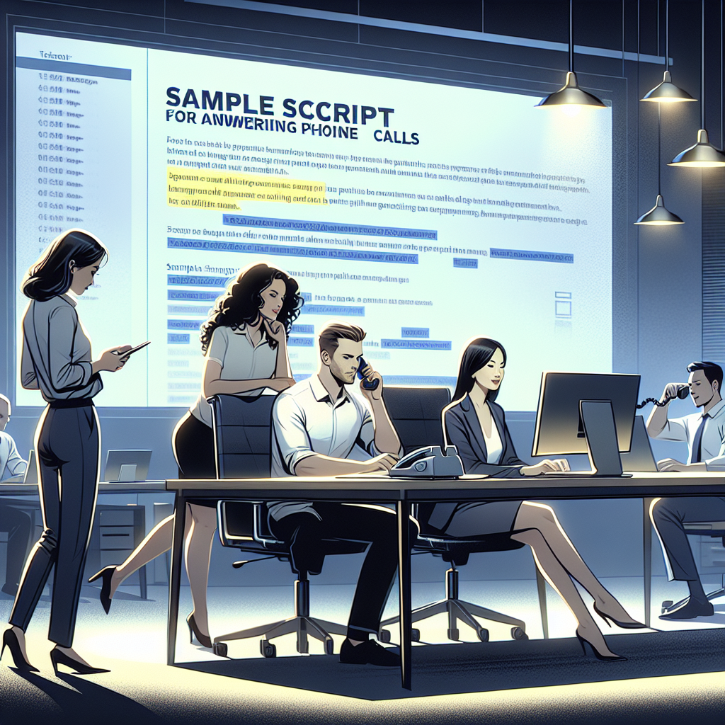Sample Script For Answering Phone Calls