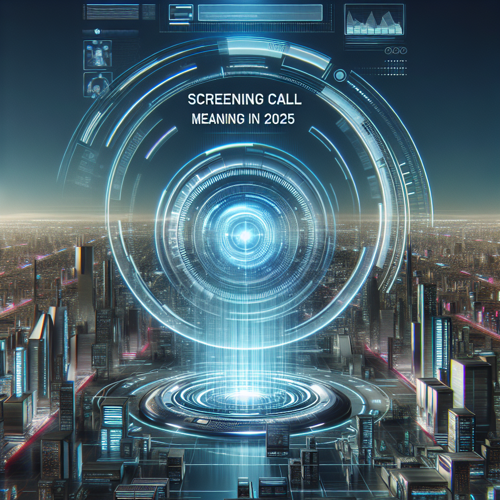 Screening call meaning