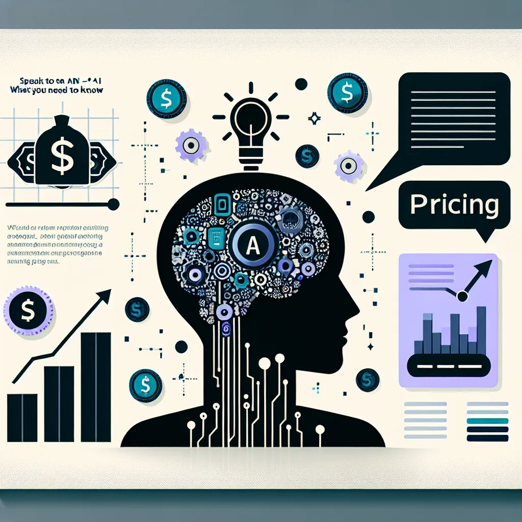 Speak to an ai - pricing - what you need to know