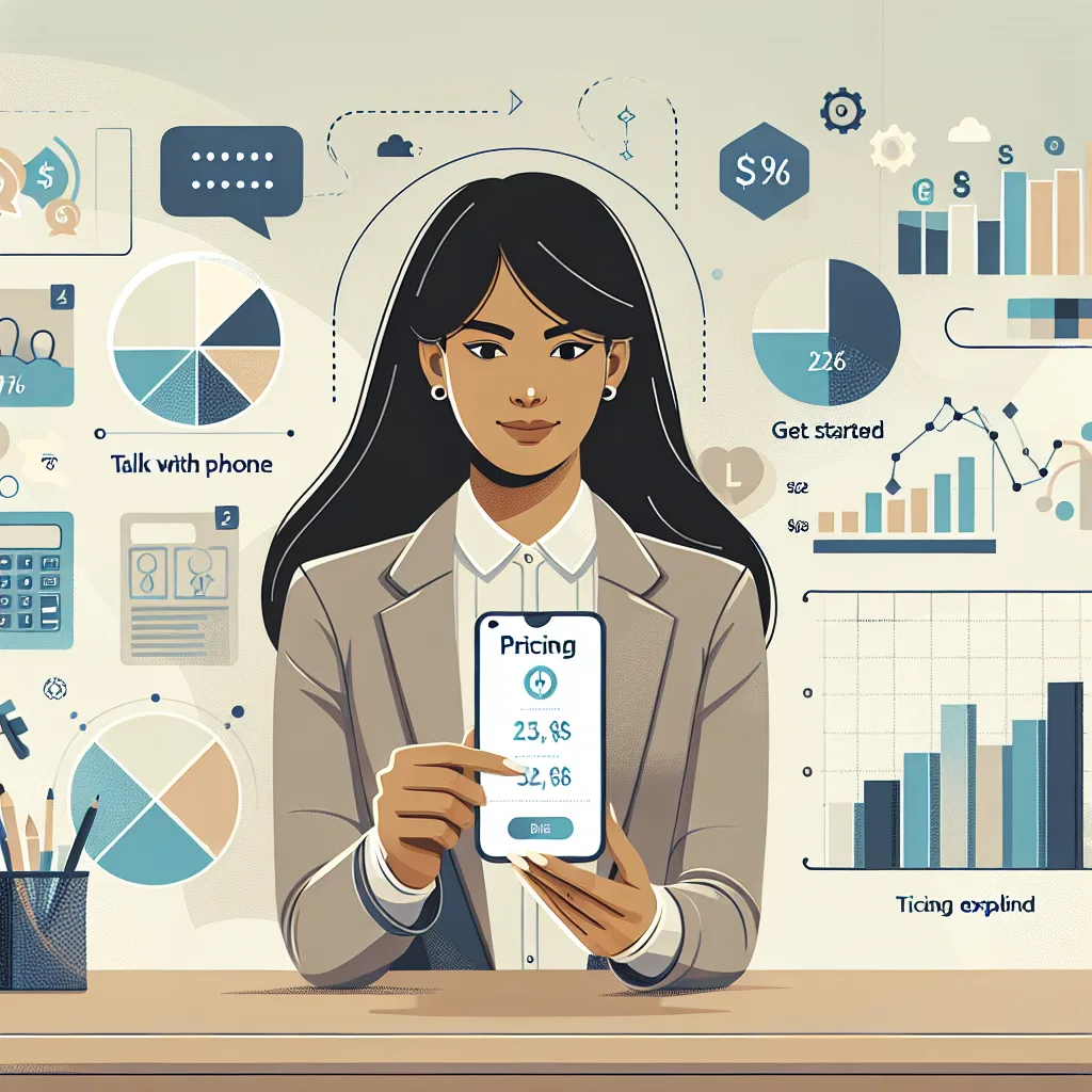 Talk with phone - get started - pricing explained