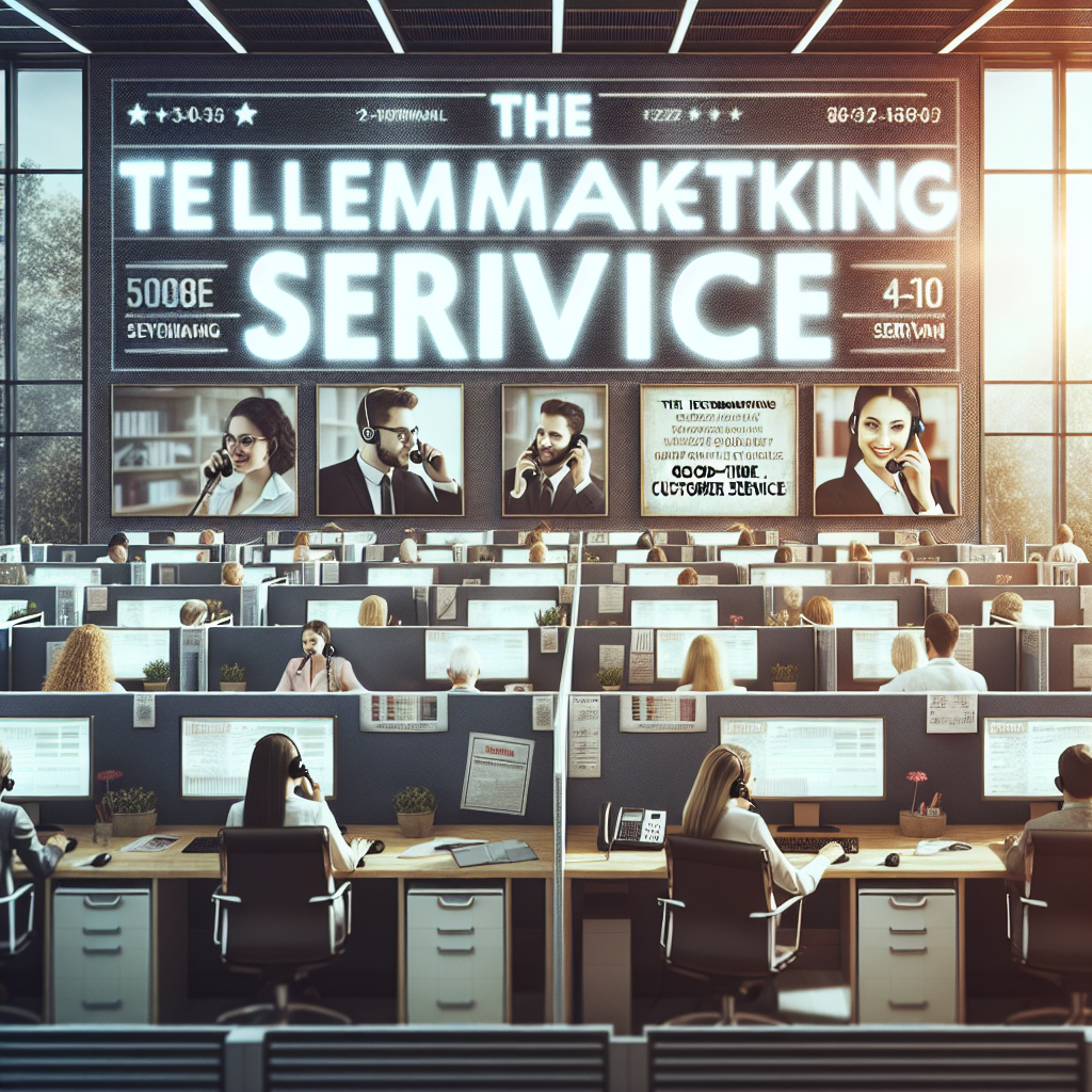 The telemarketing service